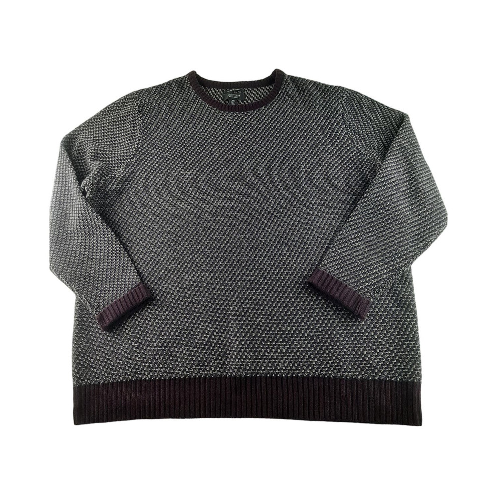 Nordstrom Mens Shop Men's Purple Multicolor Knit Wool Cashmere Blend Sweater XXL - Picture 1 of 6